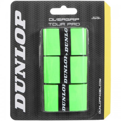 Blister Dunlop 3 Overgrips Tour Pro Verde Fluor