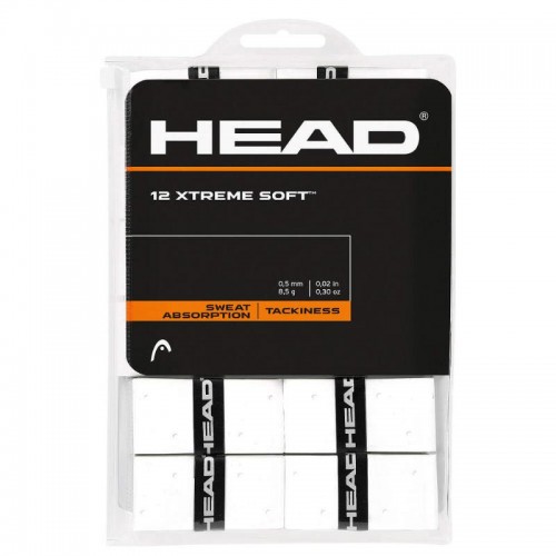 Blister Overgrips Head Xtreme Soft Blanco 12 Unidades