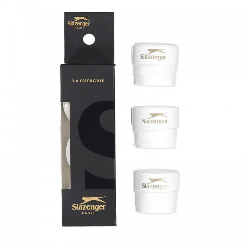 Blister Overgrips Slazenger Padel Branco 3 Unidades Blister Overgrips Slazenger Padel Branco 3 Unidades