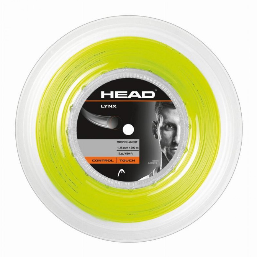 200m tete lynx bobine 1.25mm jaune