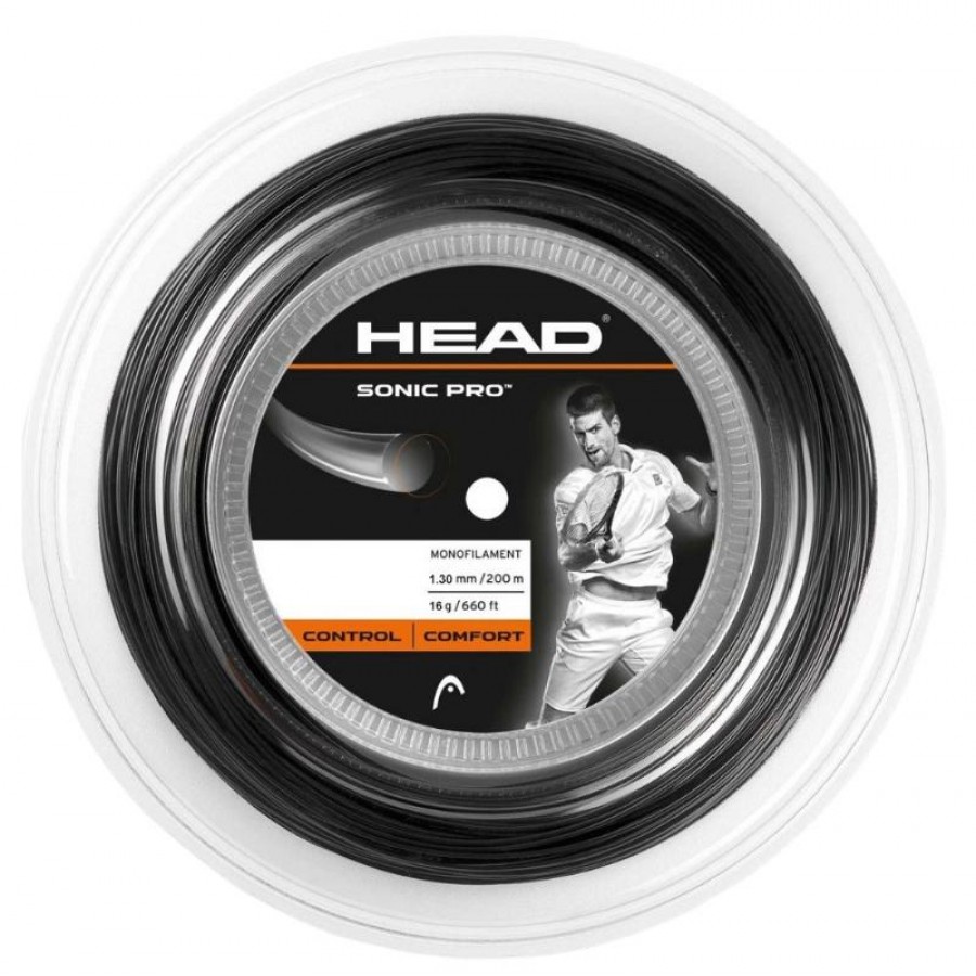 200m Head Sonic Pro 1.30mm Bobine de corde noire