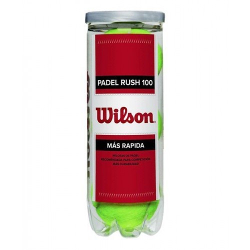Wilson Rush 100 Pote de 3 bolas Wilson Rush 100 Pote de 3 bolas