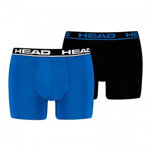 Boxers Head Basic Blue Indigo Preto 2 Unidades Boxers Head Basic Blue Indigo Preto 2 Unidades