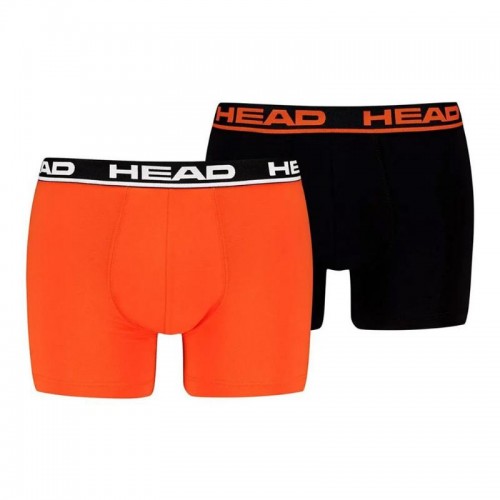 Boxers Head Basic Laranja Preto 2 Unidades Boxers Head Basic Laranja Preto 2 Unidades