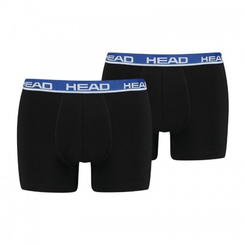 Boxers Head Basic Preto Azul 2 Unidades Boxers Head Basic Preto Azul 2 Unidades