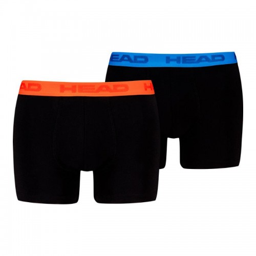 Boxers Head Laranja Azul Preto 2 Unidades Boxers Head Laranja Azul Preto 2 Unidades