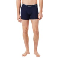 Lacoste Microfiber Navy Blue Boxers 3 Units