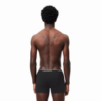 Boxer noir Lacoste 3 unités
