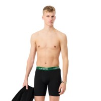 Lacoste Black Green Boxers 3 unità