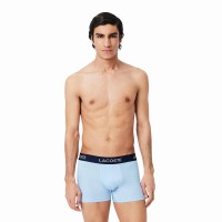 Boxer Lacoste Pique Bleu Marine 3 Unités