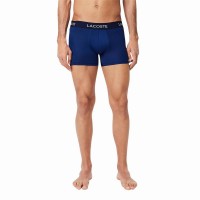 Boxer Lacoste Pique Bleu Marine 3 Unités