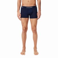 Boxer Lacoste Pique Bleu Marine 3 Unités