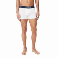 Lacoste Pique Boxer Bleu Marine Blanc Rouge 3 unités