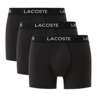 Boxer Lacoste Piqué Noir 3 Unités