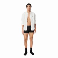 Boxer Lacoste Piqué Noir 3 Unités