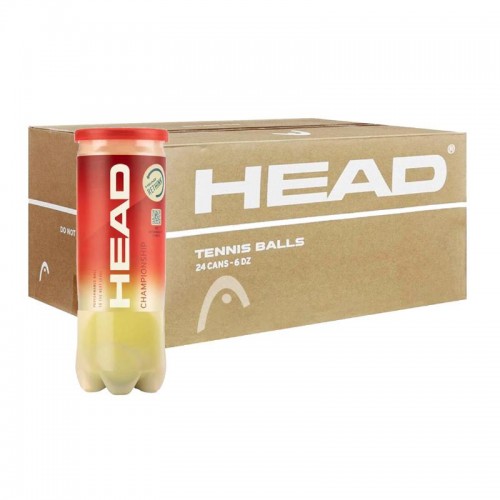 Cajon 72 Pelotas - 24 Botes de 3 uds - Head Championship Tenis Cajon 72 Pelotas - 24 Botes de 3 uds - Head Championship Tenis