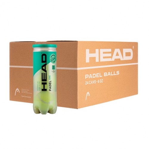 Cajon 72 Pelotas - 24 Botes de 3 uds - Head One Cajon 72 Pelotas - 24 Botes de 3 uds - Head One