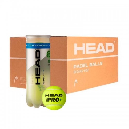 Cajon 72 Pelotas - 24 Botes de 3 uds - Head Padel Pro + Cajon 72 Pelotas - 24 Botes de 3 uds - Head Padel Pro +