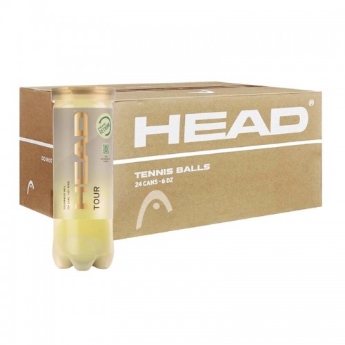 Cajon 72 Pelotas - 24 Botes de 3 uds - Head Tour Tennis Cajon 72 Pelotas - 24 Botes de 3 uds - Head Tour Tennis