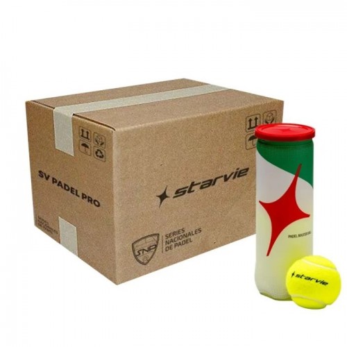 Cajon 72 Pelotas - 24 Caixas de 3 uds Starvie Padel Master Cajon 72 Pelotas - 24 Caixas de 3 uds Starvie Padel Master