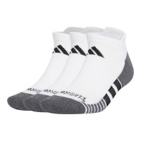 Adidas Chaussettes Basses Blanc Noir 3 Paires