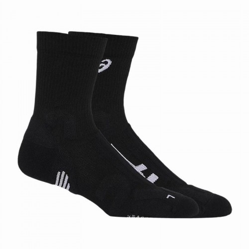 Calcetinas, Asics, Tripulação Corte, Negro 1 Par Calcetinas, Asics, Tripulação Corte, Negro 1 Par