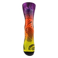 Calcetines Floky S-Mash 3D Fantasia Delhi Negro Amarillo