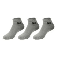 Siux Basic 26 Chaussettes courtes grises 3 paires