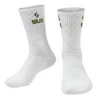 Chaussettes Siux Groove à tige haute vertes blanches 2 paires