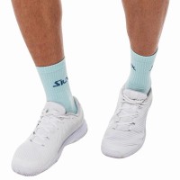 Siux Reveal Chaussettes Mi-mollet Blanc Turquoise 2 Paires