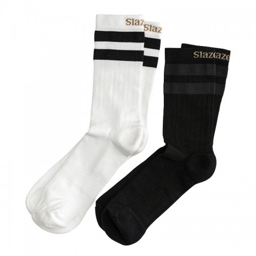 Slazenger Bruno White Black Meias 2 Pares Slazenger Bruno White Black Meias 2 Pares