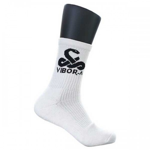 Sebora Chaussettes Canne moyenne Premium Blanc 1 Paire