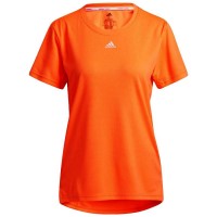 T-shirt femme Adidas Necessi orange fluorescent