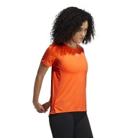 T-shirt femme Adidas Necessi orange fluorescent