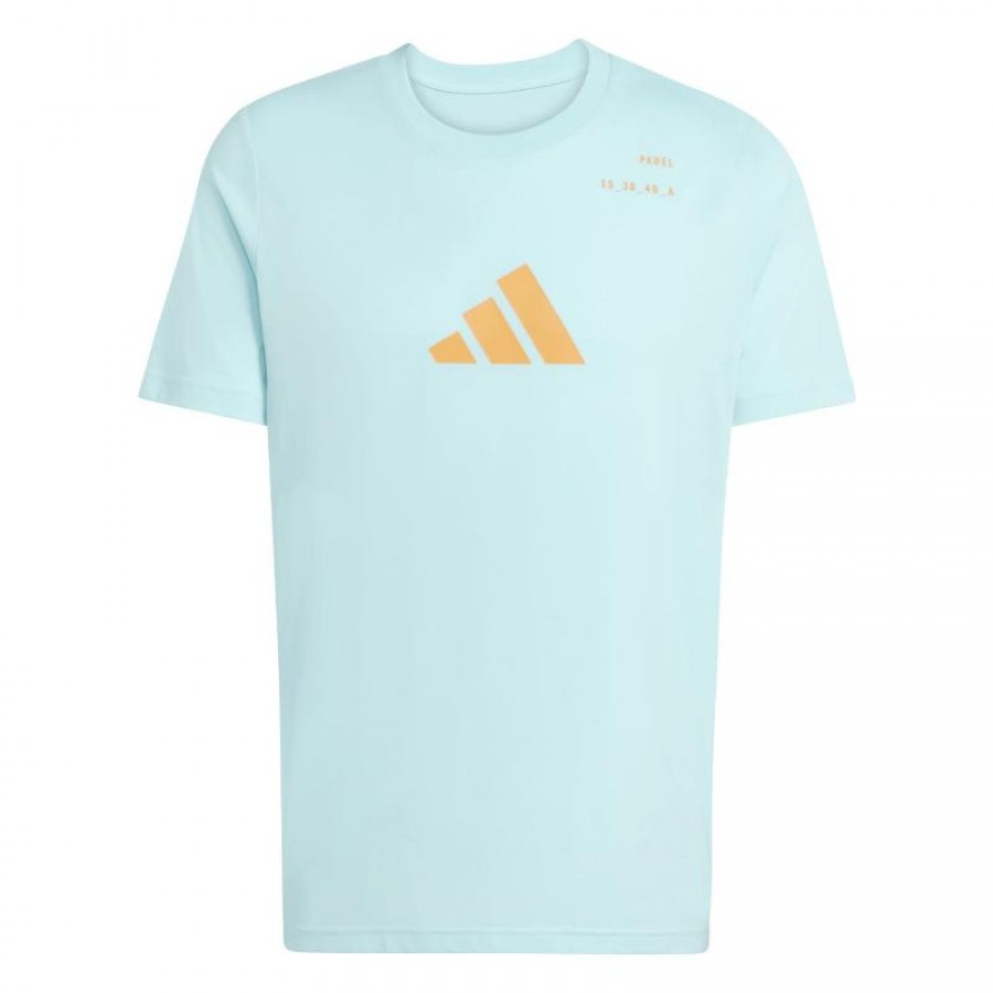 Camiseta Adidas Padel Graphic Sky Blue