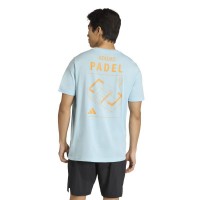 Camiseta Adidas Padel Graphic Sky Blue