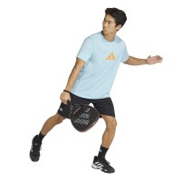Camiseta Adidas Padel Graphic Sky Blue