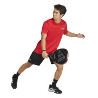 A Adidas Queria Camiseta Vermelha Gráfica