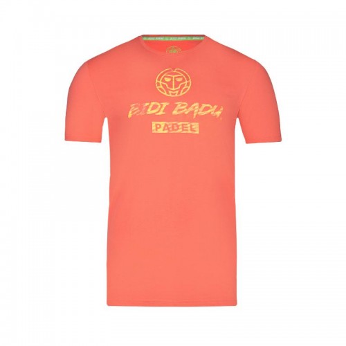 Camiseta de algodão Bidi Badu Mapalo Coral Amarelo Claro Camiseta de algodão Bidi Badu Mapalo Coral Amarelo Claro