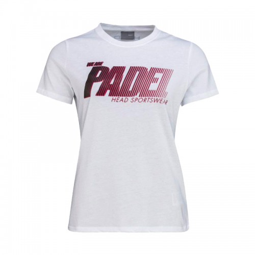Cotton Head Padel Camiseta SPW Mulheres Brancas Cotton Head Padel Camiseta SPW Mulheres Brancas