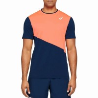 Asics Club Coral Peacoat T-shirt
