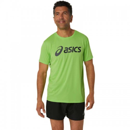 Camiseta Asics Núcleo Lima Azul Camiseta Asics Núcleo Lima Azul
