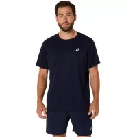 Asics Core SS Top T-Shirt Bleu Nuit