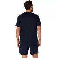Asics Core SS Top T-Shirt Bleu Nuit