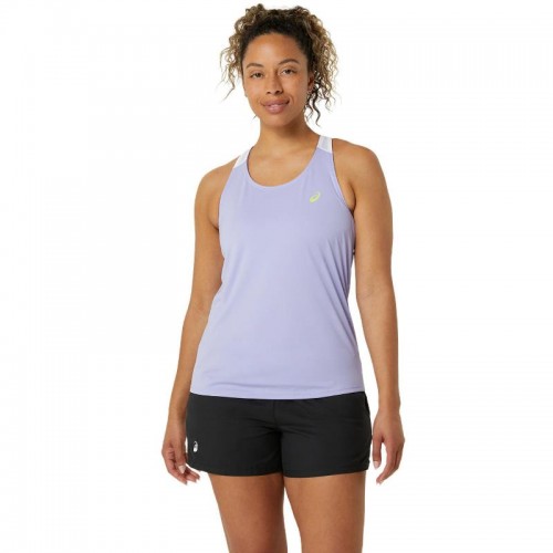 Camiseta Feminina Asics Court Vapor White Glossy Camiseta Feminina Asics Court Vapor White Glossy