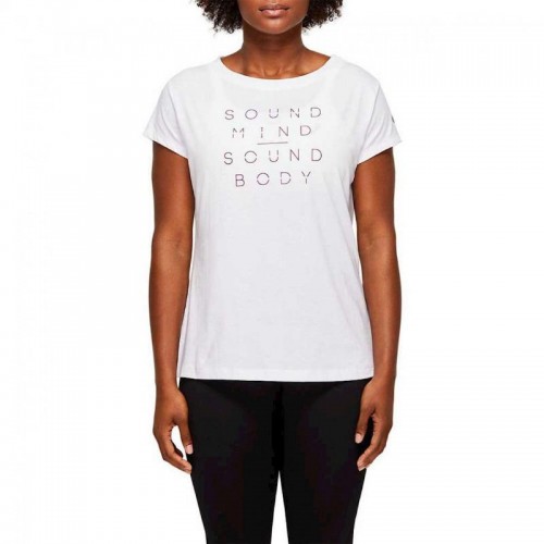 Camiseta Asics Graphic Glossy White para Mulheres Camiseta Asics Graphic Glossy White para Mulheres