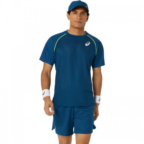Camiseta Asics Match Blue Mako Camiseta Asics Match Blue Mako