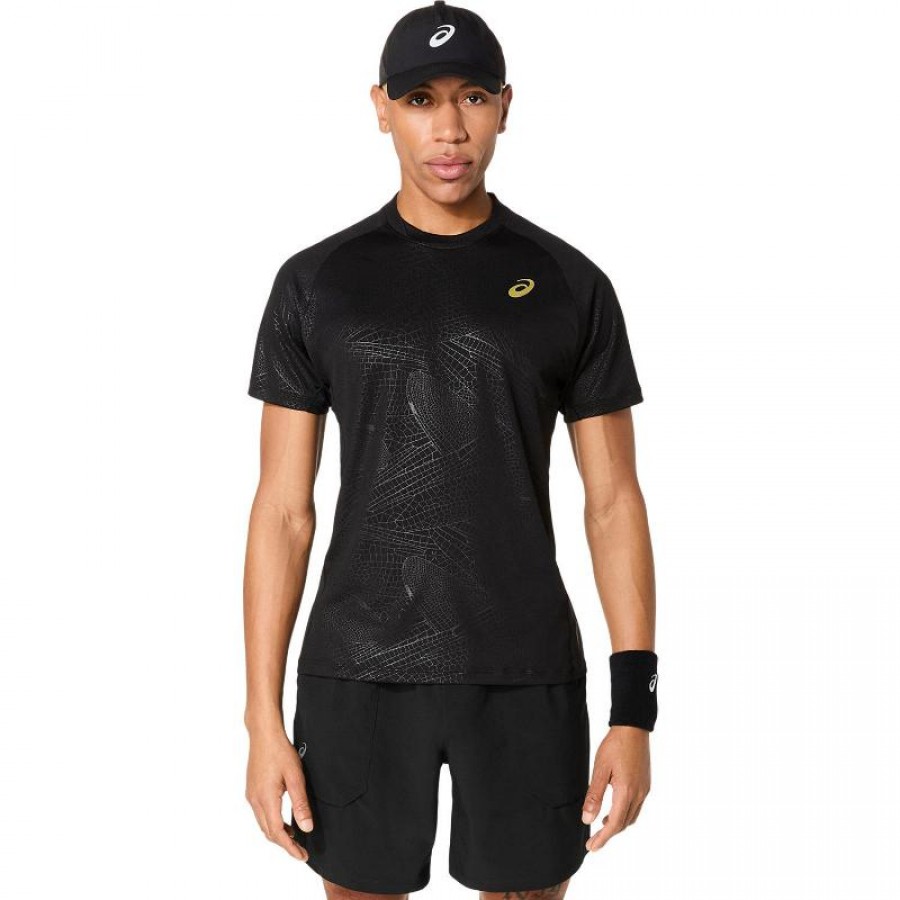 T-Shirt Asics Match Night Energy Noir