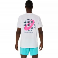 Asics Padel Court Graphic SS Top T-Shirt Blanc