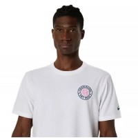 Asics Padel Court Graphic SS Top T-Shirt Blanc